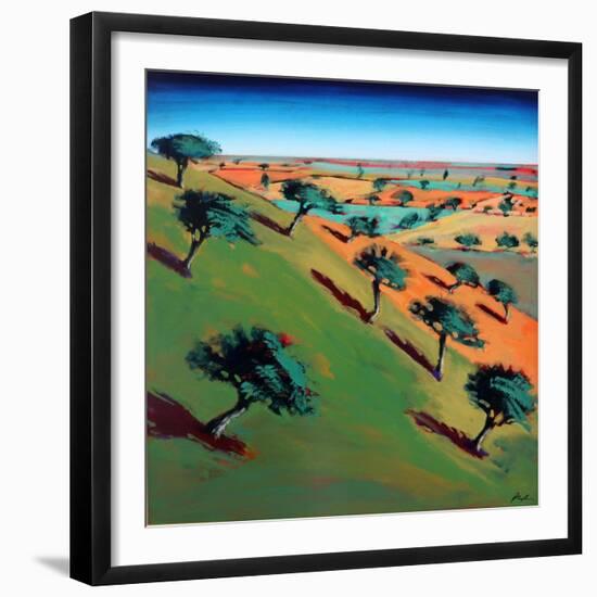 Ragged Stone Hill-Paul Powis-Framed Giclee Print