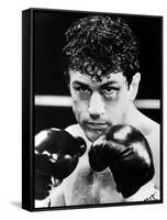 Raging Bull by Martin Scorsese with Robert by Niro, 1980 (b/w photo)-null-Framed Stretched Canvas