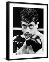 Raging Bull by Martin Scorsese with Robert by Niro, 1980 (b/w photo)-null-Framed Photo