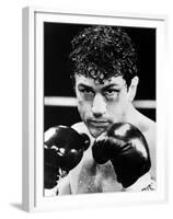 Raging Bull by Martin Scorsese with Robert by Niro, 1980 (b/w photo)-null-Framed Photo