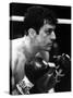 Raging Bull by Martin Scorsese with Robert by Niro, 1980 (b/w photo)-null-Stretched Canvas