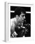 Raging Bull by Martin Scorsese with Robert by Niro, 1980 (b/w photo)-null-Framed Photo