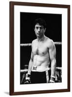 Raging Bull by Martin Scorsese with Robert by Niro, 1980 (b/w photo)-null-Framed Photo