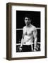 Raging Bull by Martin Scorsese with Robert by Niro, 1980 (b/w photo)-null-Framed Photo