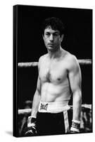 Raging Bull by Martin Scorsese with Robert by Niro, 1980 (b/w photo)-null-Framed Stretched Canvas