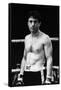 Raging Bull by Martin Scorsese with Robert by Niro, 1980 (b/w photo)-null-Framed Stretched Canvas