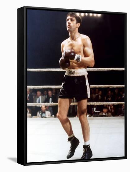 Raging Bull by Martin Scorsese with Robert by Niro, 1980 (photo)-null-Framed Stretched Canvas