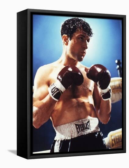 Raging Bull by Martin Scorsese with Robert by Niro, 1980 (photo)-null-Framed Stretched Canvas