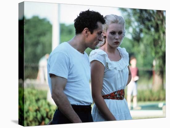 Raging Bull by Martin Scorsese with Robert by Niro and Cathy Moriarty, 1980 (photo)-null-Stretched Canvas