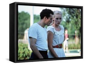 Raging Bull by Martin Scorsese with Robert by Niro and Cathy Moriarty, 1980 (photo)-null-Framed Stretched Canvas