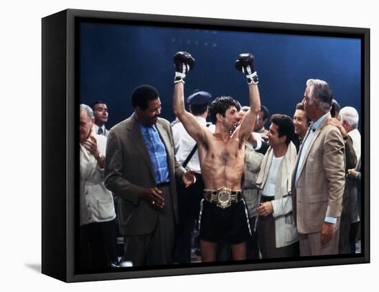 Raging Bull, Robert De Niro, Joe Pesci, Directed by Martin Scorsese, 1980-null-Framed Stretched Canvas