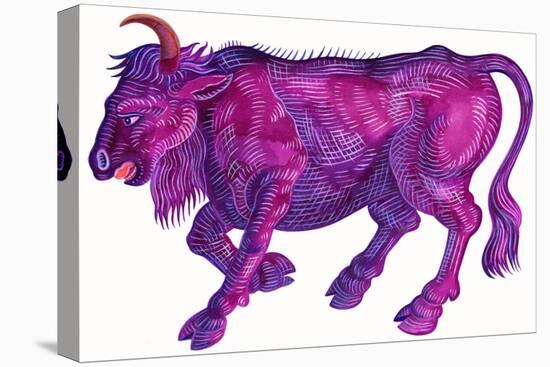 Raging Bull Taurus, 1996-Jane Tattersfield-Stretched Canvas