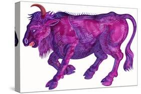 Raging Bull Taurus, 1996-Jane Tattersfield-Stretched Canvas