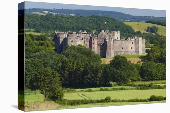 Raglan Castle, Monmouthshire, Wales, United Kingdom, Europe-Billy Stock-Stretched Canvas