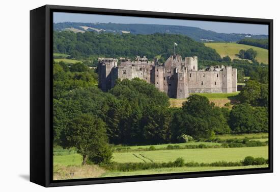 Raglan Castle, Monmouthshire, Wales, United Kingdom, Europe-Billy Stock-Framed Stretched Canvas