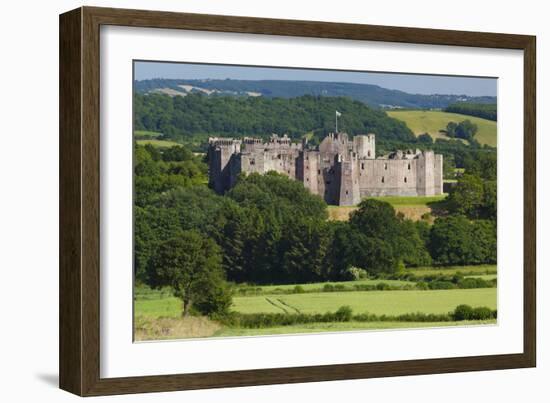 Raglan Castle, Monmouthshire, Wales, United Kingdom, Europe-Billy Stock-Framed Photographic Print