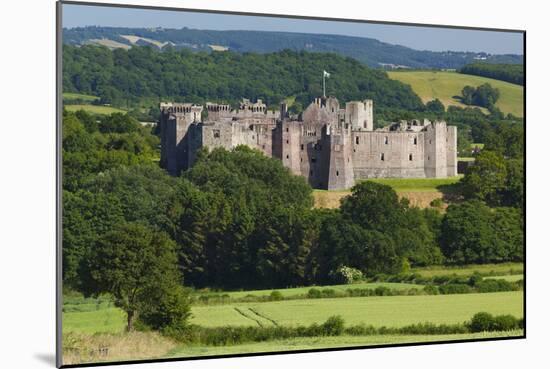 Raglan Castle, Monmouthshire, Wales, United Kingdom, Europe-Billy Stock-Mounted Photographic Print