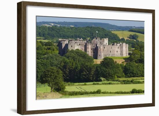 Raglan Castle, Monmouthshire, Wales, United Kingdom, Europe-Billy Stock-Framed Photographic Print