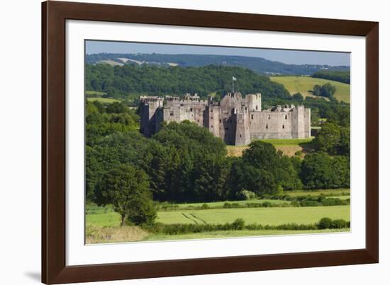 Raglan Castle, Monmouthshire, Wales, United Kingdom, Europe-Billy Stock-Framed Photographic Print