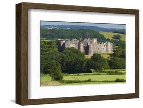 Raglan Castle, Monmouthshire, Wales, United Kingdom, Europe-Billy Stock-Framed Photographic Print