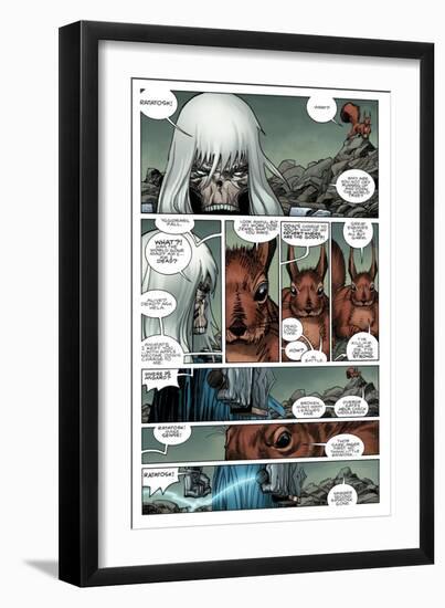 Ragnarok Issue No. 3: The Forest of the Dead - Page 8-Walter Simonson-Framed Art Print