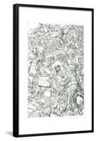 Ragnarok Issue No. 8 - Pencils for the Standard Cover-Walter Simonson-Framed Poster