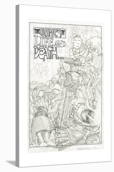 Ragnarok Issue No. 9: The Games of Life and Death - Pencils for Page 1-Walter Simonson-Stretched Canvas