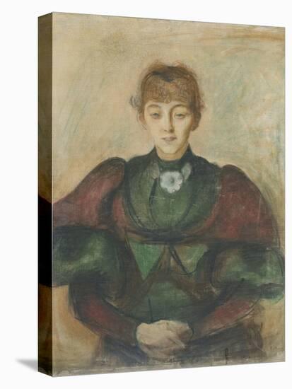 Ragnhild Backstrom, C.1894 (Pastel on Canvas)-Edvard Munch-Stretched Canvas