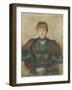 Ragnhild Backstrom, C.1894 (Pastel on Canvas)-Edvard Munch-Framed Giclee Print