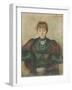 Ragnhild Backstrom, C.1894 (Pastel on Canvas)-Edvard Munch-Framed Giclee Print