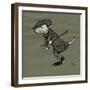 Rags the Dog Wearing Fancy Dress-Cecil Aldin-Framed Art Print