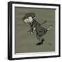 Rags the Dog Wearing Fancy Dress-Cecil Aldin-Framed Art Print