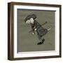 Rags the Dog Wearing Fancy Dress-Cecil Aldin-Framed Art Print