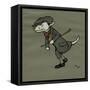 Rags the Dog Wearing Fancy Dress-Cecil Aldin-Framed Stretched Canvas