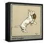 Rags the Puppy Catches a Rat-Cecil Aldin-Framed Stretched Canvas