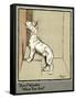 Rags the Puppy in the Dairy-Cecil Aldin-Framed Stretched Canvas