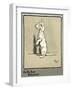 Rags the Puppy Sitting Up on His Hind Legs-Cecil Aldin-Framed Art Print