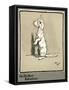 Rags the Puppy Sitting Up on His Hind Legs-Cecil Aldin-Framed Stretched Canvas