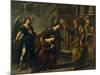 Raguel's Blessing of Her Daughter Sarah before Leaving Ecbatana with Tobias, C. 1640-Andrea Vaccaro-Mounted Giclee Print