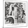 Rahab rescues two Israelite men, Joshua-Julius Schnorr von Carolsfeld-Mounted Giclee Print