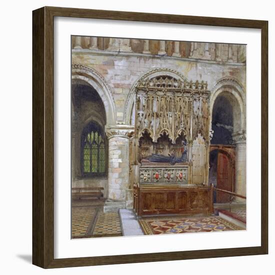 Rahere's Tomb, St Bartholomew's Priory, City of London, 1880-John Crowther-Framed Giclee Print