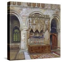 Rahere's Tomb, St Bartholomew's Priory, City of London, 1880-John Crowther-Stretched Canvas