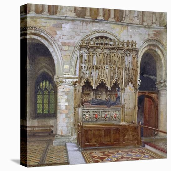 Rahere's Tomb, St Bartholomew's Priory, City of London, 1880-John Crowther-Stretched Canvas