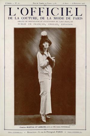 L'Officiel, August-September 1923 - Mlle Andrée Fontenelle, Marshal & Armand