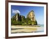 Rai Leh West Beach, Rai Leh (Railay), Andaman Coast, Krabi Province, Thailand, Southeast Asia, Asia-Jochen Schlenker-Framed Photographic Print