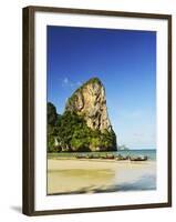 Rai Leh West Beach, Rai Leh (Railay), Andaman Coast, Krabi Province, Thailand, Southeast Asia, Asia-Jochen Schlenker-Framed Photographic Print