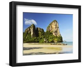 Rai Leh West Beach, Rai Leh (Railay), Andaman Coast, Krabi Province, Thailand, Southeast Asia, Asia-Jochen Schlenker-Framed Photographic Print