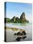 Rai Leh West Beach, Rai Leh (Railay), Andaman Coast, Krabi Province, Thailand, Southeast Asia, Asia-Jochen Schlenker-Stretched Canvas