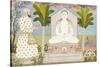 Rai Sabha Chand at a Jain Shrine-null-Stretched Canvas