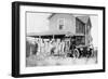 Raid on Home Which Served as a Distribution Warehouse for Illegal Liquor-null-Framed Art Print